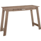 42" Computer Desk with Storage Drawer in Dark Taupe